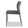Hon Accommodate Series Guest Chair, 23.5in x22.25in x31.5in, Black Seat, Textured Black Base, 2PK HONSGS6NBCU10CK